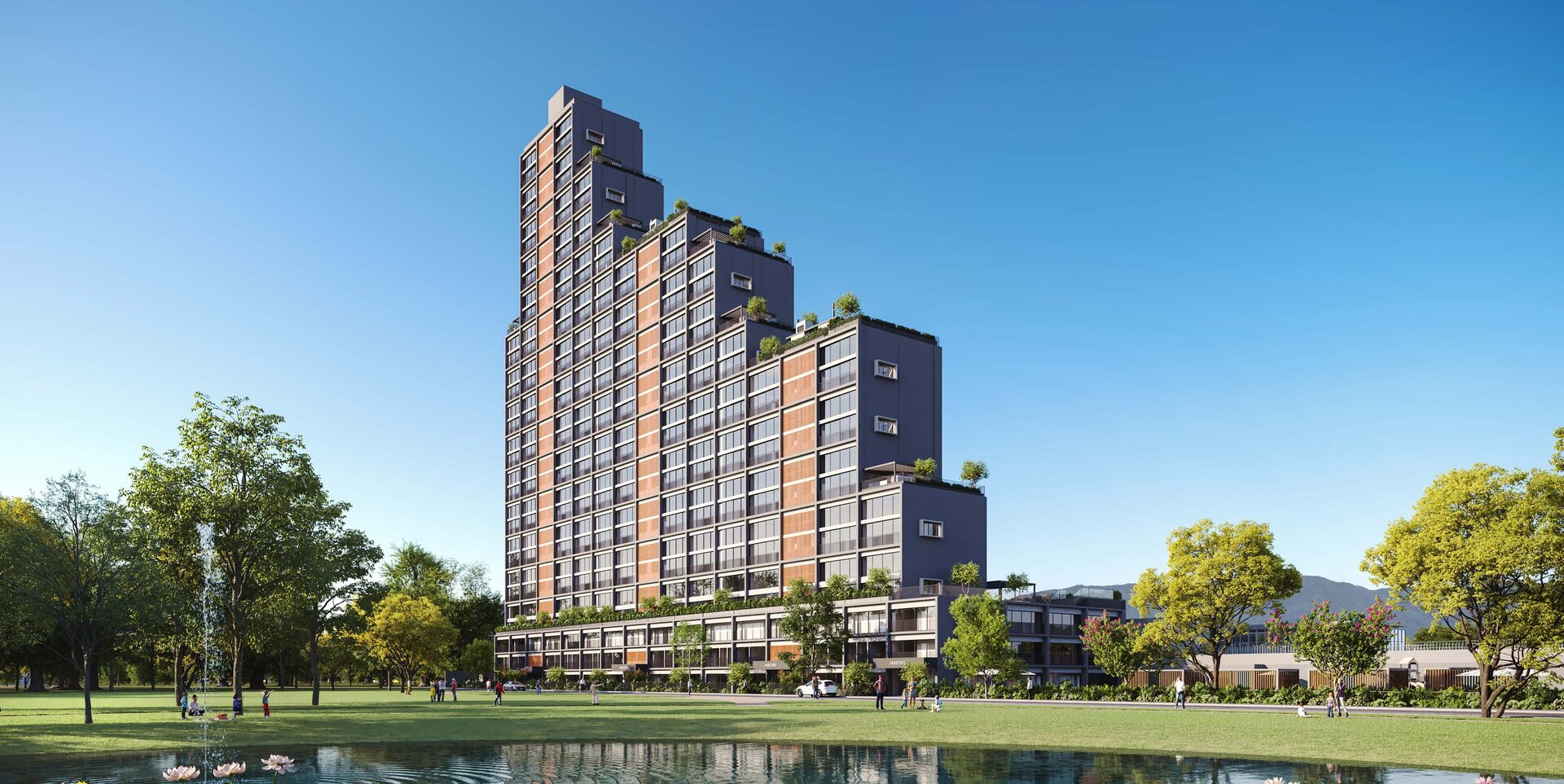 Fachada do Vista Jardins durante o dia